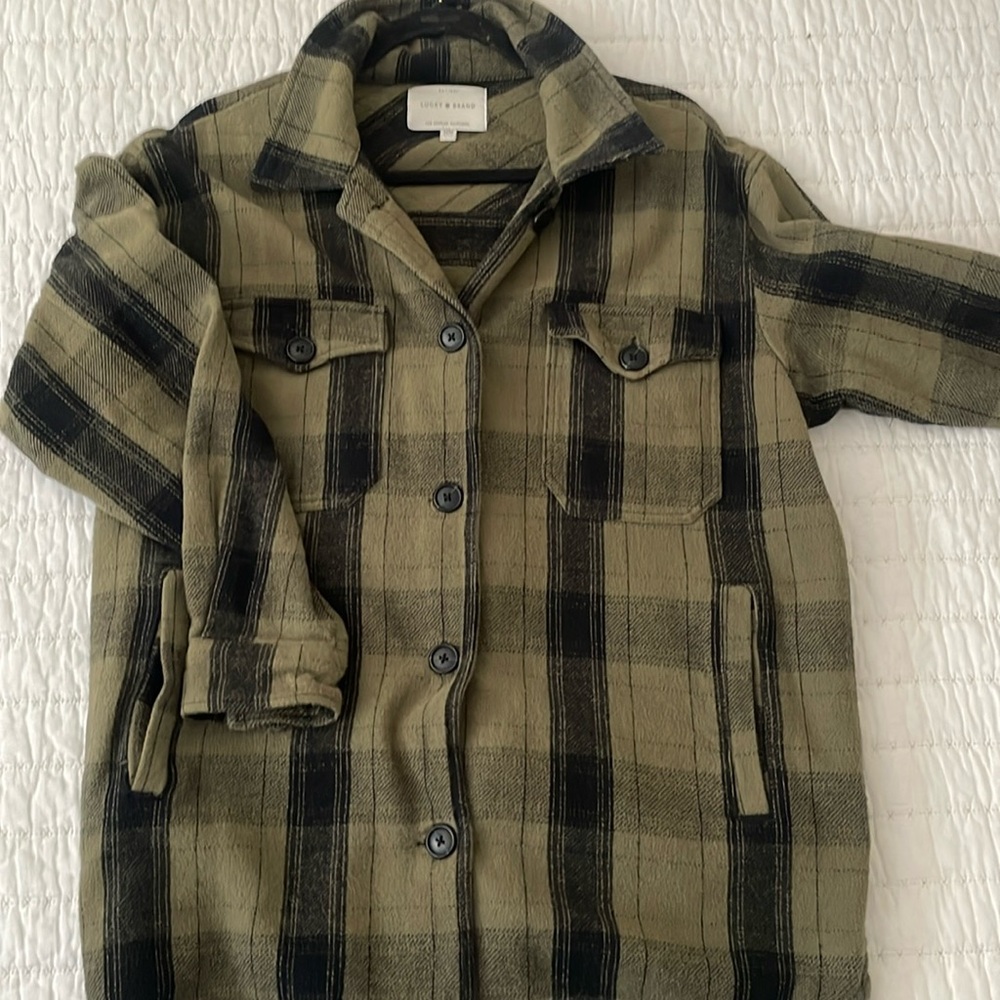 Lucky Brand Plaid Jacket (Medium)